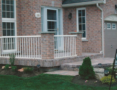 Cosmetic Improvement to Concrete Patio Entrances